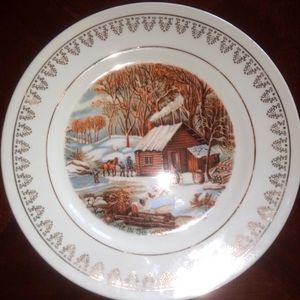 *HP* VTG Currier & Ives Winter Scenes The Roy Thomas Collection 1978